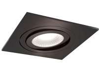 [W4L465231] SILVERSTONE Spot Encastré Noir structuré Ressorts GU10 Max 50W