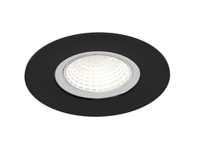 [W4L465253] VAL THORENS 7 Spot Encastré 3000K Noir structuré Ressorts AC230V 60°