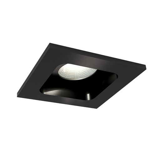 [W4L465303] LONDON Spot Encastré Noir structuré Ressorts GU10