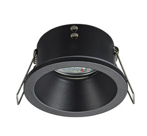[W4L465889] BEAUFORT Spot Encastré Noir structuré AC230V GU10 IP65