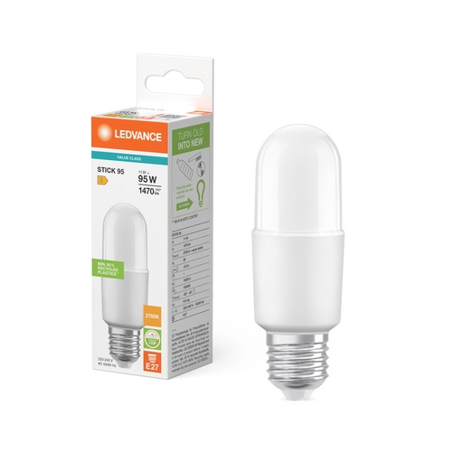 [W4L466426] LED STICK95 11W 827 FR E27 P    LEDV 