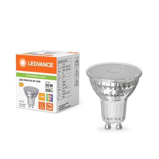 [W4L466639] LED PAR165036 DIM 3.7W 927 GU10 P LEDV 