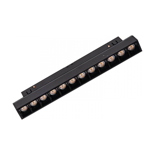 [W4L473605] MAGNETIC SPOT 8W 2700K BLACK  DALI DIMMABLE 