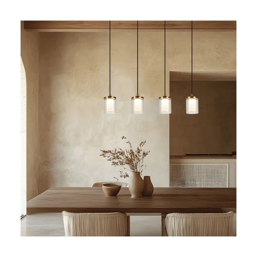 [W4L473807] LINE LED LIGHT 29W 3000K METAL-GLASS GOLD