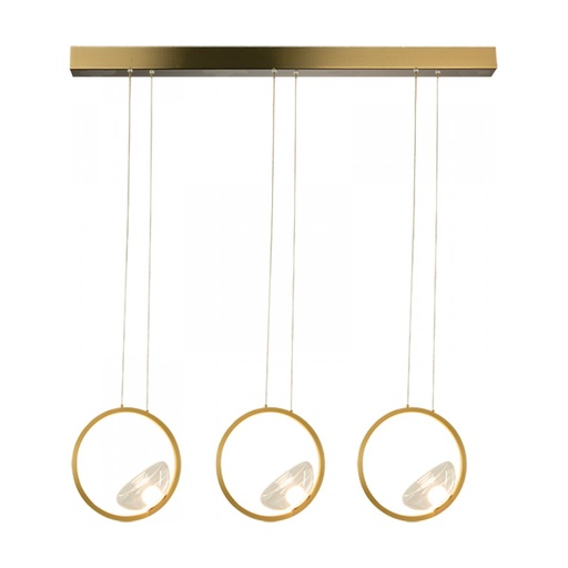 [W4L473816] LINE LED LIGHT 21W 3000K ALUMINIUM-GLASS  GOLD