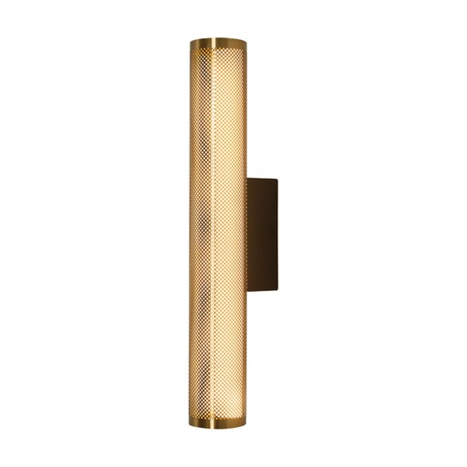 [W4L473828] SCONCE LED LIGHT 11W 3000K STAINLESS STEEL-ACRYLIC BRASS-BLACK