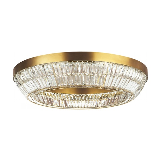 [W4L473834] CEILING LED LIGHT 55W  3000K METAL-CRYSTAL ANTIQUE BRASS