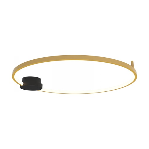 [W4L473878] CEILING LED LIGHT 32W 3000K ALUMINIUM-SILICON,BLACK-GOLD RING