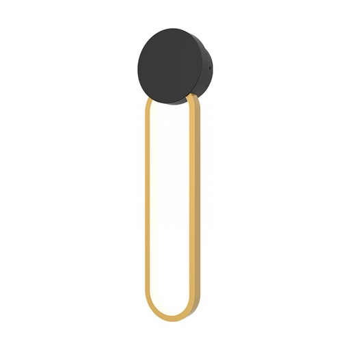 [W4L473883] SCONCE LED LIGHT 13W 3000K  ALUMINIUM-SILICON BLACK-GOLD