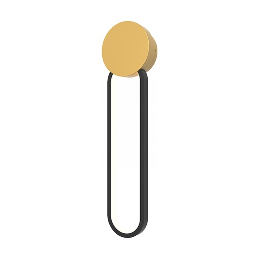 [W4L473884] SCONCE LED LIGHT 13W 3000K  ALUMINIUM-SILICON GOLD-BLACK