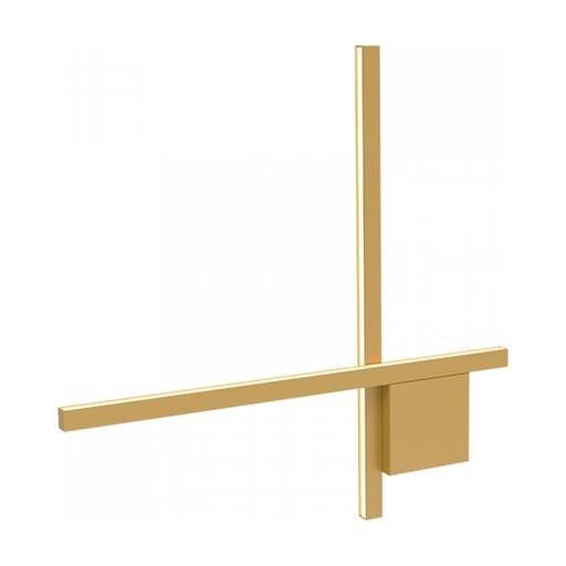 [W4L473885] SCONCE LED LIGHT 13W 3000K  ALUMINIUM-SILICON GOLD