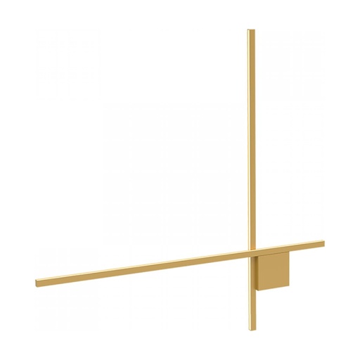 [W4L473886] SCONCE LED LIGHT 24W 3000K  ALUMINIUM-SILICON GOLD
