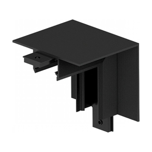 [W4L473914] TRIMLESS CORNER CONNECTOR ULTRA SLIM VERTICAL  BLACK
