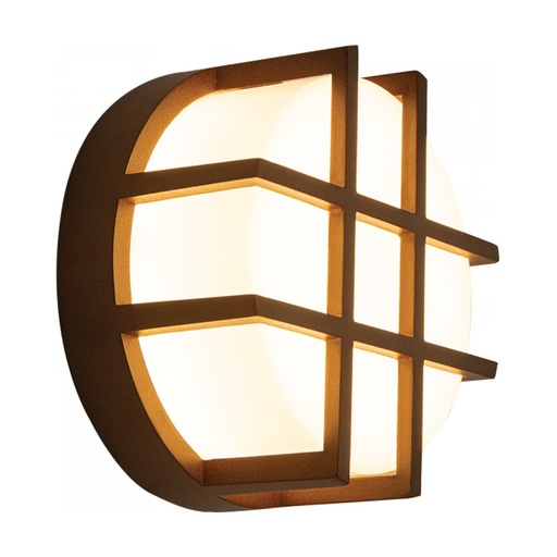 [W4L474075] OUTDOOR SCONCE LIGHT LED 10W 3000K ALUMINIUM BROWN