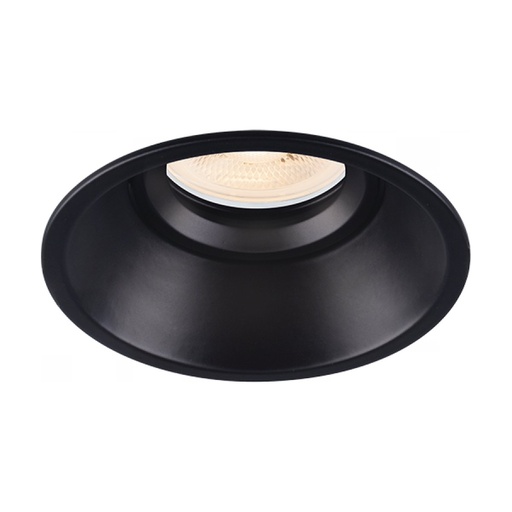 [W4L474148] DOWNLIGHT RECESSED SPOT LAMP GU10 MAX 40W BLACK MOVABLE
