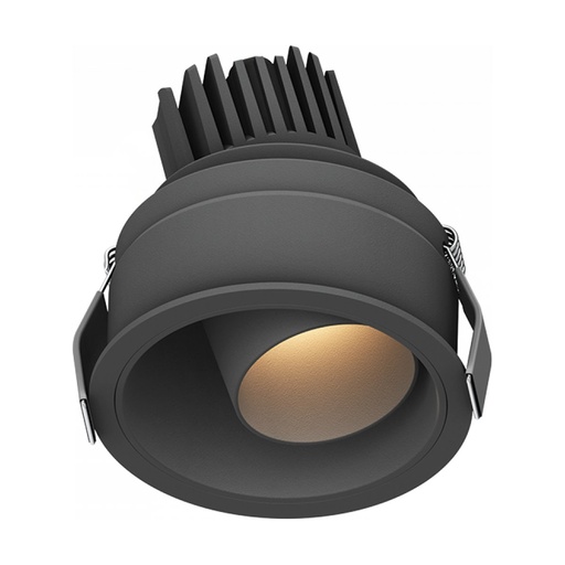 [W4L474173] RECESSED SPOT LED LIGHT 10W 3000K BLACK IP44
