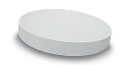 SATURNE PLEIN Ø900mm 100W CCT changing finition blanc