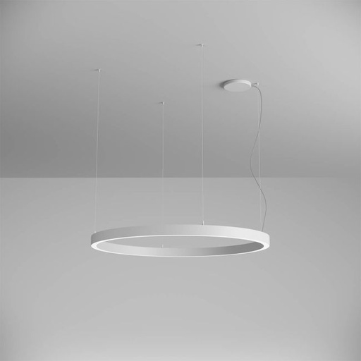 [W4L489128] XAMBIT SURF./SUSP. LIGHT FITING 75W 220-240V AC 3000K ext. diameter 1200 IP20 105° SWH (4.1.2) 