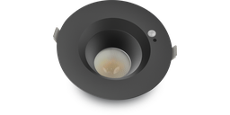 Downlight ASSIA -GS 18W CCT changing, Noir, Détecteur IR