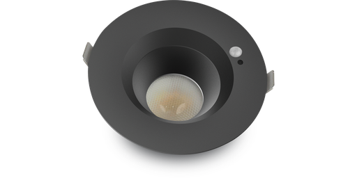 [W4L489393] Downlight ASSIA -GS 18W CCT changing, Noir, Détecteur IR