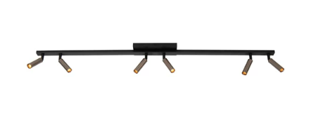 [W4L489429] Lucide KEONI - Spot plafond - 6xG9 - Café | Essential