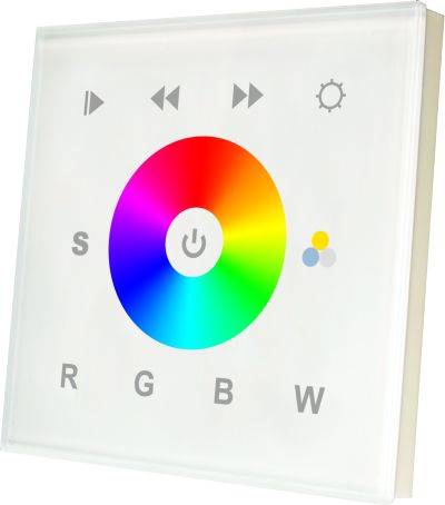 [W4L490064] SR-2811W-DMX Panneau mural RGB(W) 12-24VDC DMX blanc 