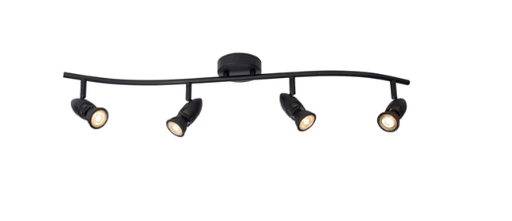 [W4L490085] CARO - Spot plafond - 4xGU10 - Noir