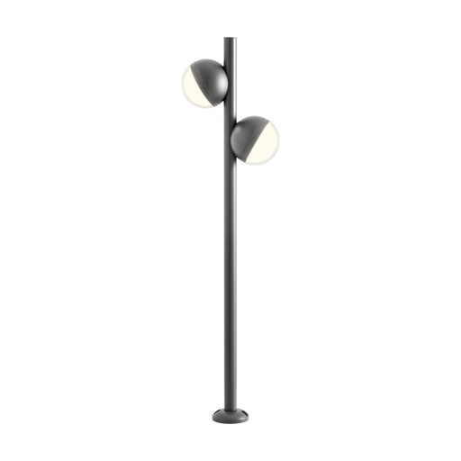 [W4L493028] Magnus Bollard 2X10W IP54 3K GRIS FONCE