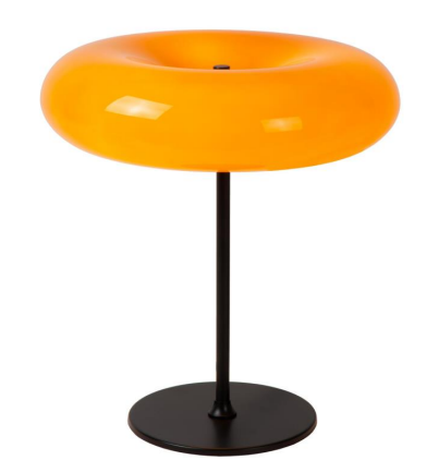 [W4L495347] SENTINO Lampe de tab.-Orange-Ø30-3xG9-5W-Verre
