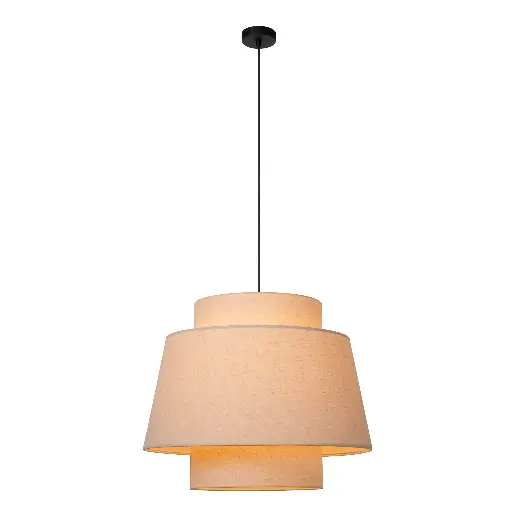 [W4L495645] TRIBUTE Suspension-Crème-Ø60-1xE27-40W-Tissu