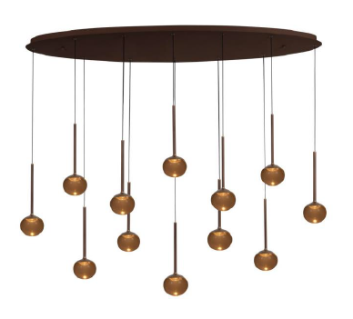 [W4L495786] CALINA Suspension-Café-LED Dimm.-7W-2200K/3300K
