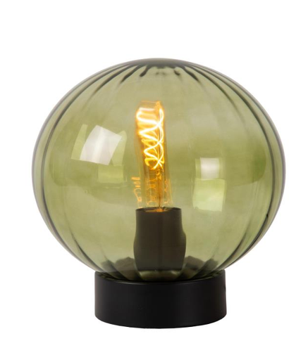 [W4L496230] MONSARAZ Lampe de tab.-Vert-Ø25-1xE27-40W-Verre