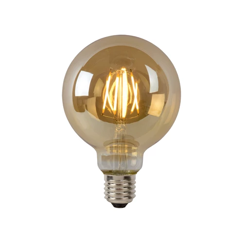 [W4L496360] G95 Amp. Fil.-Ambre--LED Dimm.-1xE27-5W-2700K