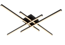 [W4L496682] NOVAK Plafonnier-Noir-LED Dimm.-42W-2700K/4000K