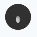 [W4L540362] WALO PLAQUE FINITION (Noir structuré, Rond/Oval)