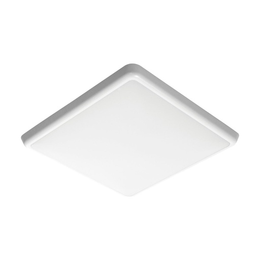 [W4L541449] Plafonnier VALGUS IP54 Phase coupée C LED SMD 18W 1494lm CRI80 3000K 115º Blanc Blanc