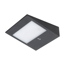 Applique solaire COMO IP54 LED SMD 2.20W 480lm CRI80 3000K 107º Crépuscule,Mouvement Anthracite Anthracite