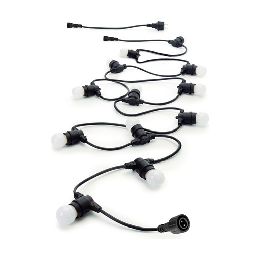 [W4L043326] Guirlande PORTOFINO IP65 E27 Noir