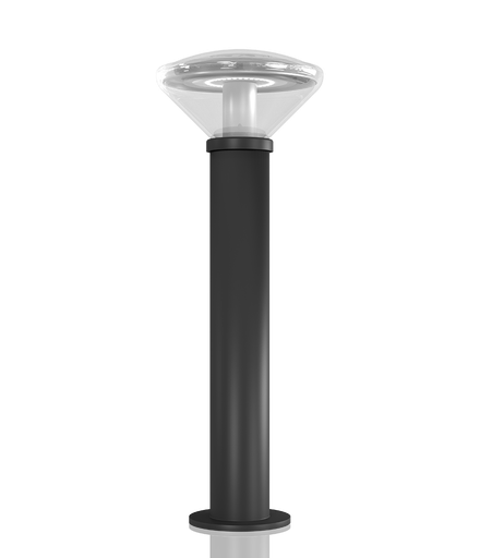 [W4L565166] [VANDAL B80 360° 2700K]   Borne solaire IK10+ et IP68 / Module solaire 6,3 Wc / Batterie LIFEPO4 : 38 Wh / Détecteur de Présence Radar / Tube entraxe 200x200 en aluminium