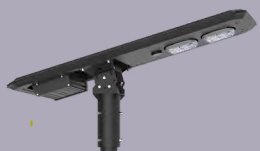 [W4L565168] [AOSPRO +6K T35 2700K]  Module solaire monocritallin Technologie TOP CON inclinable de 0 à 15° : 72 Wc / Batterie LIFEPO4 : 307 Wh / Module LED inclinable vers l'avant et l'arrière / Système intelligent de gestion D4I / Detecteur de présence Radar + PIR / Nœud Zhagha D4I de gestion à Distance 