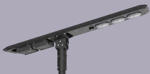 [W4L565169] [AOSPRO +9K T1 2700K]  Module solaire monocritallin Technologie TOP CON inclinable de 0 à 15° : 104 Wc / Batterie LIFEPO4 : 538 Wh / Module LED inclinable vers l'avant et l'arrière / Système intelligent de gestion D4I / Detecteur de présence Radar + PIR / Nœud Zhagha D4I de gestion à Distance  