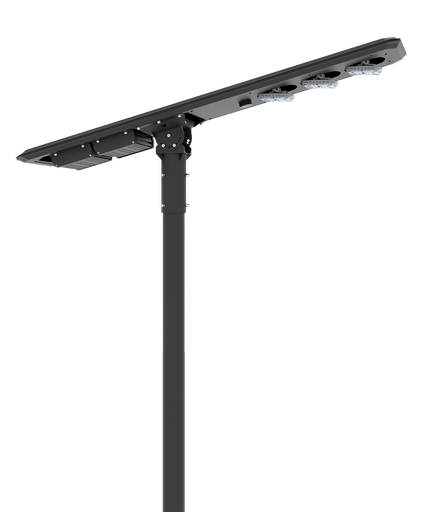 [W4L565169] [AOSPRO +9K T1 2700K]  Module solaire monocritallin Technologie TOP CON inclinable de 0 à 15° : 104 Wc / Batterie LIFEPO4 : 538 Wh / Module LED inclinable vers l'avant et l'arrière / Système intelligent de gestion D4I / Detecteur de présence Radar + PIR / Nœud Zhagha D4I de gestion à Distance  