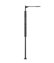 [COLARSUN 40]  2 Modules solaire Monocristallin Technologie TOP CON fixation autour du mât : 2x145 Wc /  Batterie LIFEPO4 : 920 Wh / Système intelligent de gestion D4I / Nœud Zhagha D4I de gestion à Distance / Decteur de présence Zhaga D4I en option fixation sous le luminaire    