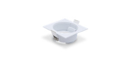 COLLERETTE CARRÉ BLANC POUR DOWNLIGHT GASPARD 7W