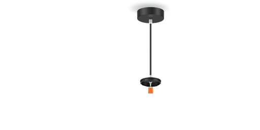 [W4L046120] Support fixation Pendant 1m de câble Noir pour LEO