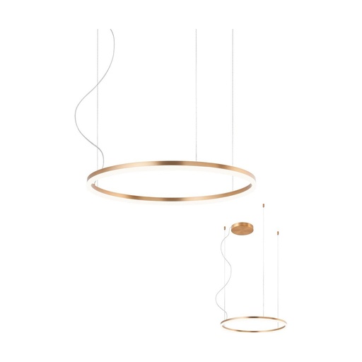 [W4L046193] ORBIT SU LED 40.5W 3000K D600 BRASS (4.1.2)- TRIAC