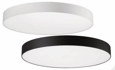 [L4Y0735W] Plafonnier Blanc LED - diamètre 600mm (65H)- 60W - 3CCT - CRI >80 - IP20 - 110° - DALI dim