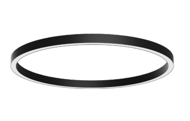 [W4L627206] Luminaire XAMBIT SURF/SUSP 75W 220-240V NOIR DIAM1200 3K