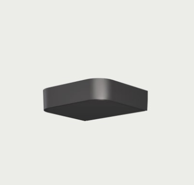 [W4L629675] SHIFT SMALL WALL Triac / Noir Mat 3000K 220-240V