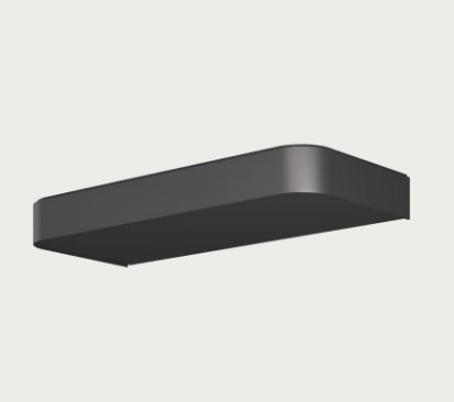 [W4L629683] SHIFT LARGE WALL Triac / Noir Mat 3000K 220-240V